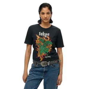 Camiseta informal de mujer Superdry Neo Trad Tattoo image-0