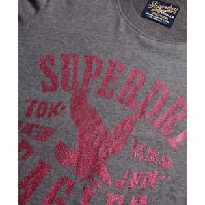 Casual fancy t-shirt for women Superdry Varsity image-4