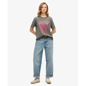 Casual fancy t-shirt for women Superdry Varsity image-1