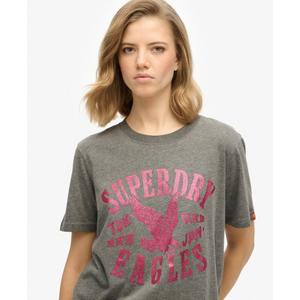 Casual fancy t-shirt for women Superdry Varsity image-3