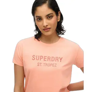 Camiseta entallada de mujer Superdry Sport Luxe image-4