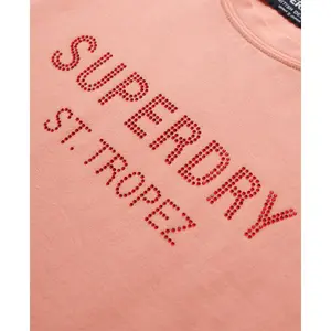Camiseta entallada de mujer Superdry Sport Luxe image-5