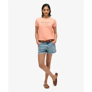 Camiseta entallada de mujer Superdry Sport Luxe image-2