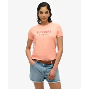 Camiseta entallada de mujer Superdry Sport Luxe image-1