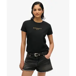 Camiseta entallada de mujer Superdry Sport Luxe image-2