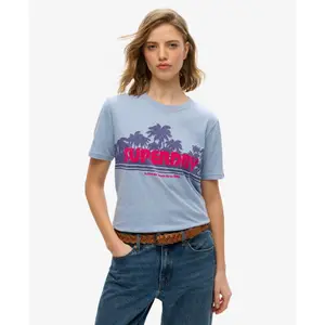 Camiseta de rayas casual para mujer Superdry image-1