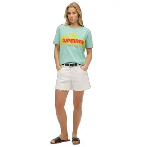 Camiseta de rayas casual para mujer Superdry image-2