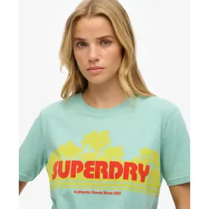 Camiseta de rayas casual para mujer Superdry image-4