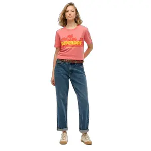 Camiseta de rayas casual para mujer Superdry image-1