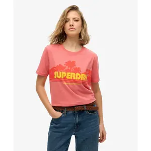 Camiseta de rayas casual para mujer Superdry image-2