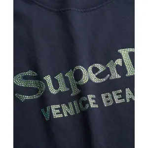 Camiseta metálica casual para mujer Superdry Venue image-4