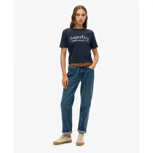 Camiseta metálica casual para mujer Superdry Venue image-1