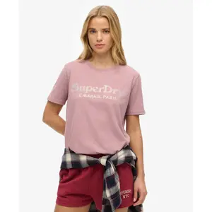 Camiseta metálica casual para mujer Superdry Venue image-2