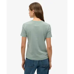 Camiseta slim de strass para mujer Superdry Vintage Logo image-2