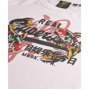 Camiseta informal de mujer Superdry Vintage Logo Tokyo image-4