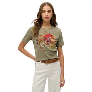 Camiseta informal de mujer Superdry Vintage Logo Tokyo image-1