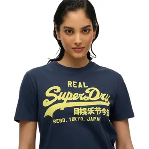 Camiseta de mujer Superdry Vintage Logo Neon image-3