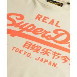 Camiseta entallada de mujer Superdry Vintage Logo Neon image-5