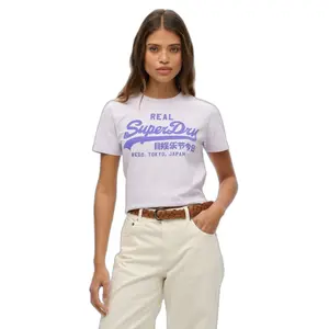 Camiseta de mujer Superdry Vintage Logo Neon image-1