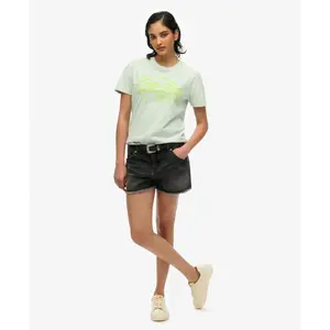 Camiseta de mujer Superdry Vintage Logo Neon image-2