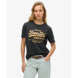 Women's casual T-shirt Superdry Vintage Logo image-2