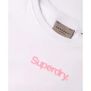 Camiseta entallada de mujer Superdry Core Logo City image-6