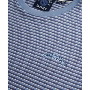 Gestreept dames-T-shirt Superdry Essential Logo image-1