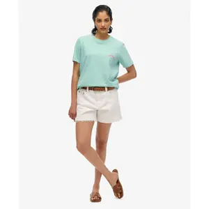 Camiseta con bolsillo para mujer Superdry Garment Dye Essential image-0