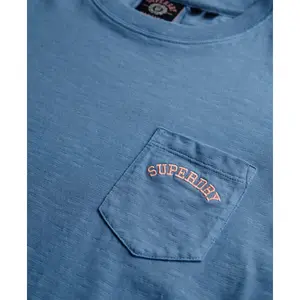 T-shirt med ficka för kvinnor Superdry Garment Dye Essential image-5