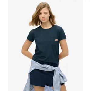 Γυναικείο μπλουζάκι με τσέπη Superdry Athletic Essential image-1