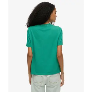 Faded logo women's T-shirt Superdry Essential image-3