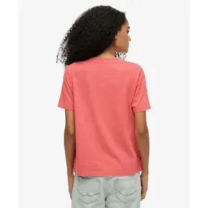 Faded logo women's T-shirt Superdry Essential image-3