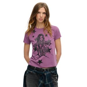 ultra-schmaler Damen-T-Shirt Superdry Pop Archive image-1