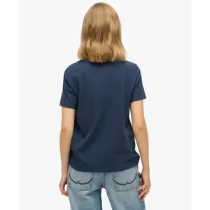 Women's casual monochrome T-shirt Superdry Lo-Fi Outdoor image-3