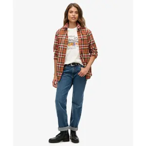 Camiseta de mujer Superdry Vintage Logo Premium Goods Floral image-2