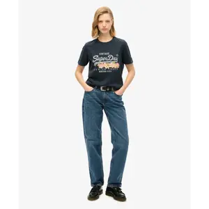 Camiseta de mujer Superdry Vintage Logo Premium Goods Floral image-2
