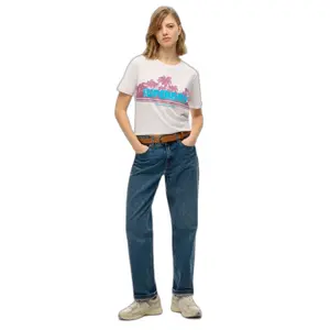 Casual striped women's T-shirt Superdry image-2