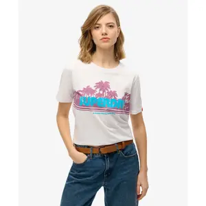 Casual striped women's T-shirt Superdry image-0