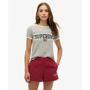 T-shirt da donna a righe Superdry Athletic Essential image-0