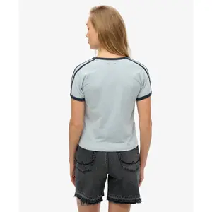 T-shirt da donna a righe Superdry Athletic Essential image-3