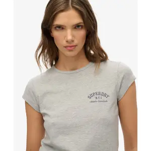 Camiseta de mujer Superdry Athletic Essential Slub image-4