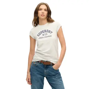 Camiseta de mujer Superdry Athletic Essential Slub image-1