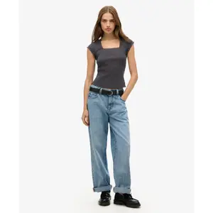 Women's square-neck T-shirt Superdry Essential image-2