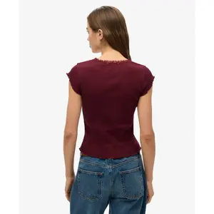 Women's square-neck T-shirt Superdry Essential image-2