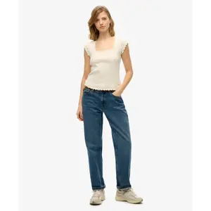 Women's square-neck T-shirt Superdry Essential image-1