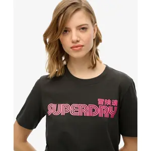Dames-T-shirt Superdry Faded Core image-4