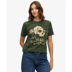 Γυναικείο T-shirt Superdry Super Skull image-0