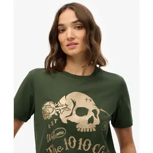 Γυναικείο T-shirt Superdry Super Skull image-4