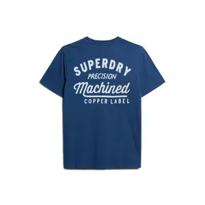 Camiseta con estampado en el pecho para mujer Superdry Copper Label image-1