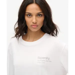 Oversize dámské tričko Superdry Core Logo City image-5